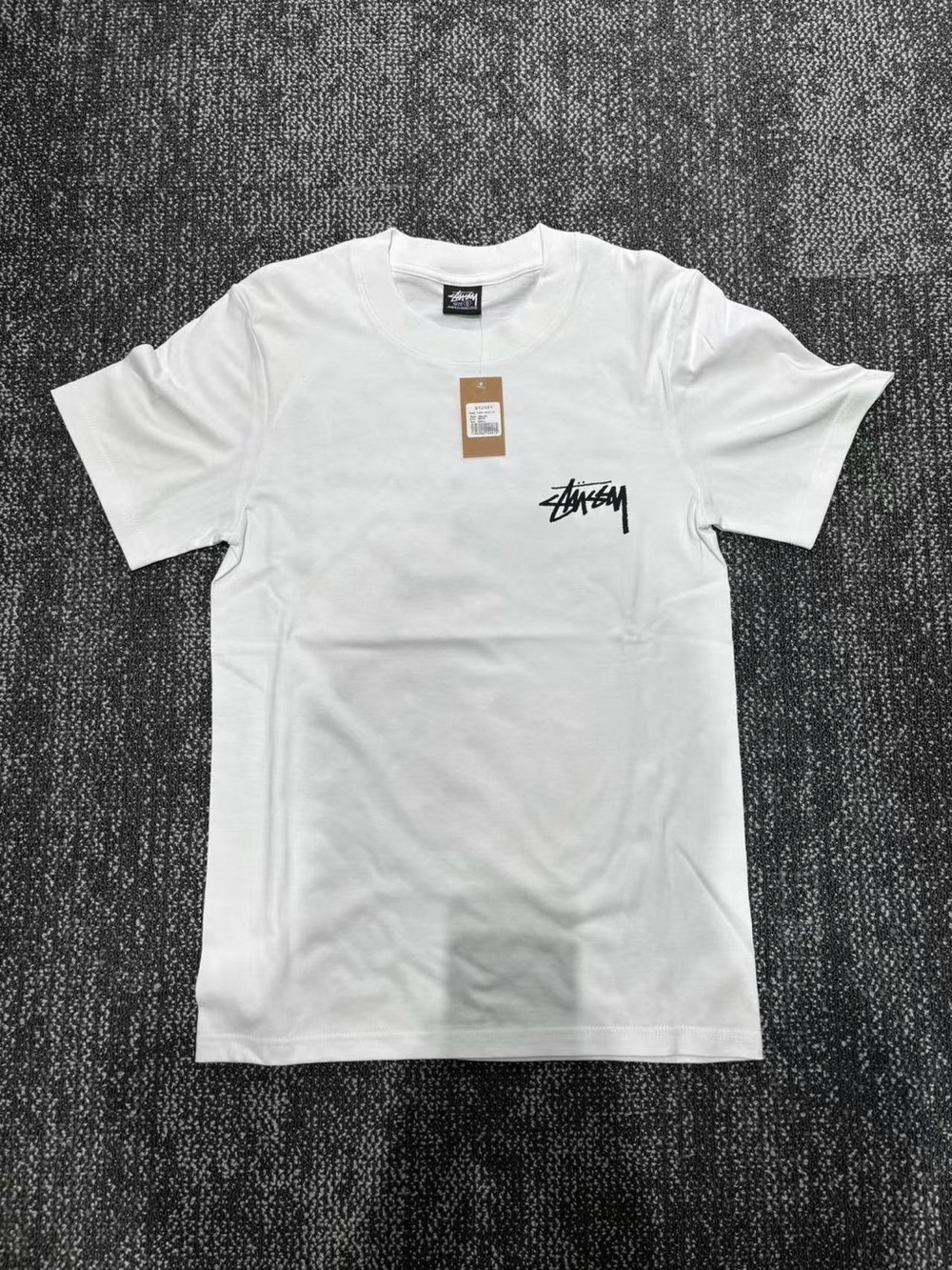 Stussy Fuzzy Dice Tee White - Brand New With Tags NWT Authentic